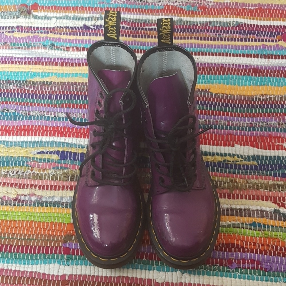 Purple Doc Martens size 7